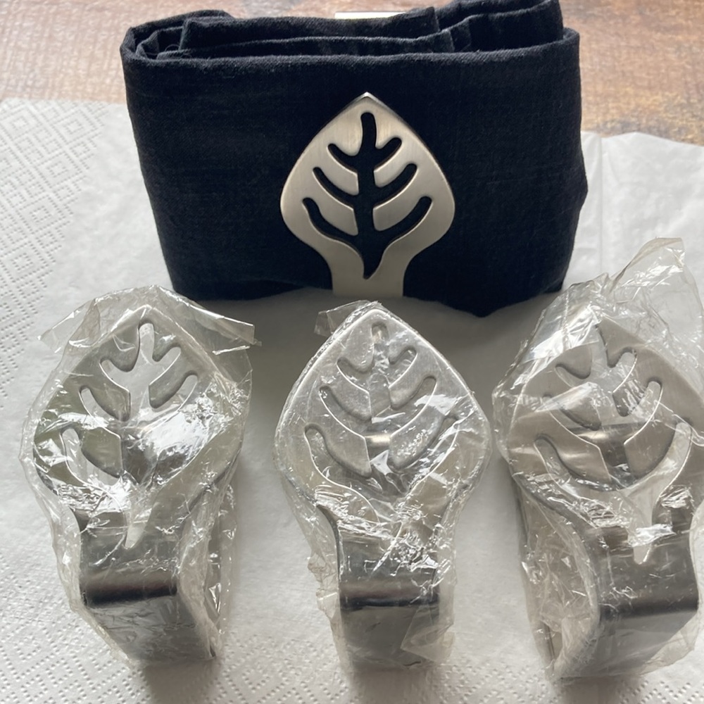 Silver napkin rings